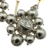Chanel CC Silver Plated Crystal Dangle Earrings Secondhand