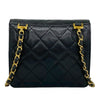 Chanel CC Quilted Caviar Single Flap Secondhand