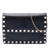 Valentino Leather Rockstud Clutch on Chain Secondhand