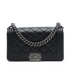 Chanel Old Medium Quilted Lambskin Boy Flap Secondhand