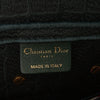 Dior Velvet Embroidered Crocodile Effect Saddle Bag Secondhand