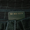 Dior Velvet Embroidered Crocodile Effect Saddle Bag Secondhand