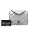 Chanel Mini Square Classic Metallic Lambskin Single Flap Secondhand