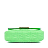 Fendi Zucca Embossed Leather Chain Midi Baguette Secondhand