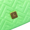 Fendi Zucca Embossed Leather Chain Midi Baguette Secondhand