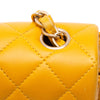 Chanel Mini Rectangular Classic Lambskin Single Flap Secondhand