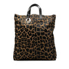Fendi Leopard Print Canvas Tote Secondhand