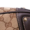 Secondhand Gucci Medium GG Canvas Bamboo Indy Hobo