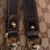 Secondhand Gucci Medium GG Canvas Bamboo Indy Hobo