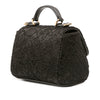 Dolce & Gabbana Silk and Lace Crystal Embellished DG Flap Satchel Secondhand