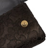 Dolce & Gabbana Silk and Lace Crystal Embellished DG Flap Satchel Secondhand