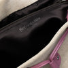 Saint Laurent Canvas Fringed Heart Applique Tote Secondhand