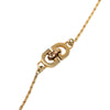 Dior Gold Plated CD Logo Chain Necklace Secondhand