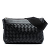 Bottega Veneta Leather Intrecciato Duo Crossbody Secondhand