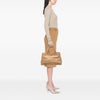 Prada Large Woven Goatskin Madras Shopping Tote Secondhand