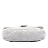 Chanel Large Quilted Iridescent Calfskin Coco Pleats Flap Secondhand