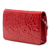 Chanel CC Embossed Patent Camellia Wallet On Chain Secondhand