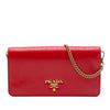 Prada Vitello Move Clutch with Chain Secondhand