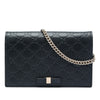 Gucci Mini Guccissima Bow Signature Wallet On Chain Secondhand