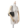 Chanel Medium Classic Striped Patent Double Flap Secondhand