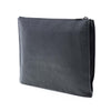 Saint Laurent Croc Embossed Leather Monogram Zip Pouch Secondhand
