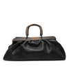 Gucci Calfskin Wood Frame Handbag Secondhand