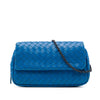 Secondhand Bottega Veneta Mini Nappa Intrecciato Expandable Chain Flap Crossbody