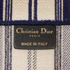 Dior Large Canvas Striped Book Tote Secondhand