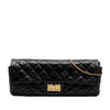 Chanel Quilted Glazed Calfskin Reissue 2.55 East West Single Flap Secondhand