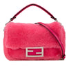 Secondhand Fendi Mini Shearling Baguette Satchel