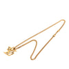 Louis Vuitton Nigo Gold Plated Squared Logo Pendant Necklace Secondhand
