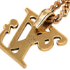 Louis Vuitton Nigo Gold Plated Squared Logo Pendant Necklace Secondhand