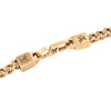 Louis Vuitton Nigo Gold Plated Squared Logo Pendant Necklace Secondhand