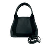 Balenciaga Calfskin Perforated Navy Cabas Tote XS Secondhand