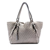 Burberry Metallic Woven Leather Tote Secondhand