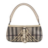 Burberry Smoke Check Coated Canvas Shoulder Bag Secondhand