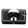 Fendi Studded Leather Karlito Wallet on Chain Secondhand