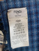 Fendi Reversible Navy Scarf Secondhand