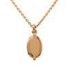 Hermès Rose Gold Plated Mini Maillon Pendant Necklace Secondhand