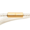 Chanel Plated PVC Faux Pearl Gold Plated Choker Necklace Secondhand