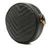 Saint Laurent Grain De Poudre Chevron Round Vinyle Camera Bag Secondhand