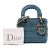 Dior Mini Velvet Cannage Lady Dior Secondhand