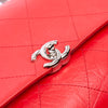 Chanel CC Quilted Crumpled Calfskin and Grosgrain Flap Secondhand