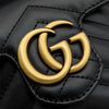 Gucci Mini GG Marmont Matelasse Calfskin Front Pocket Bucket Bag Secondhand