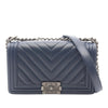 Chanel Old Medium Chevron Caviar Boy Flap Secondhand
