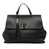 Gucci Large Leather Bamboo Daily Satchel Secondhand