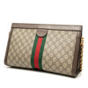 Gucci Medium GG Supreme Web Ophidia Chain Shoulder Bag Secondhand