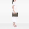 Balenciaga Calfskin Motocross Blackout Clutch Secondhand