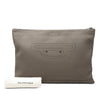 Balenciaga Calfskin Motocross Blackout Clutch Secondhand