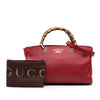 Secondhand Gucci Medium Calfskin Bamboo Shopper Satchel